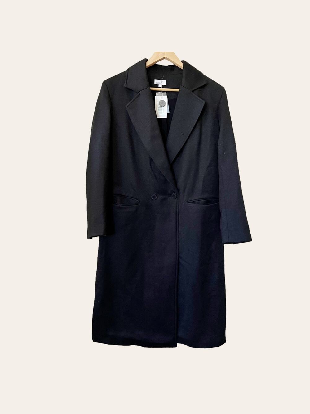 Danielle Bernstein We Wore What Black Overcoat Size XS